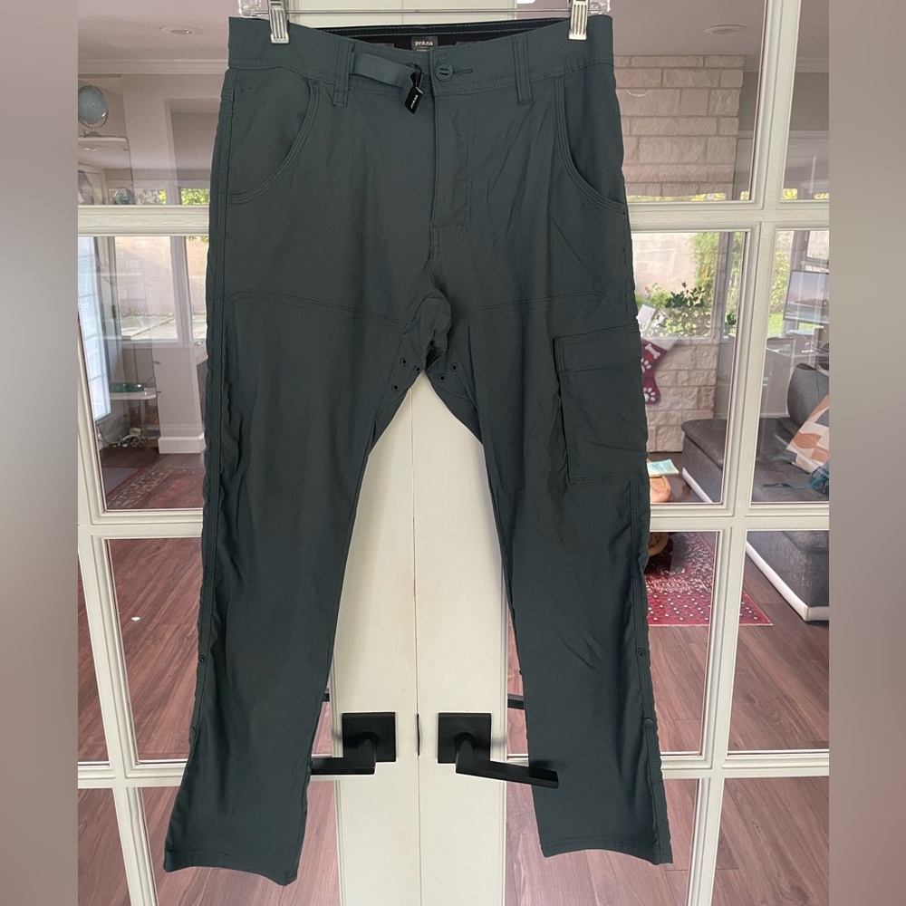Prana Men's Charcoal Cargo Pants